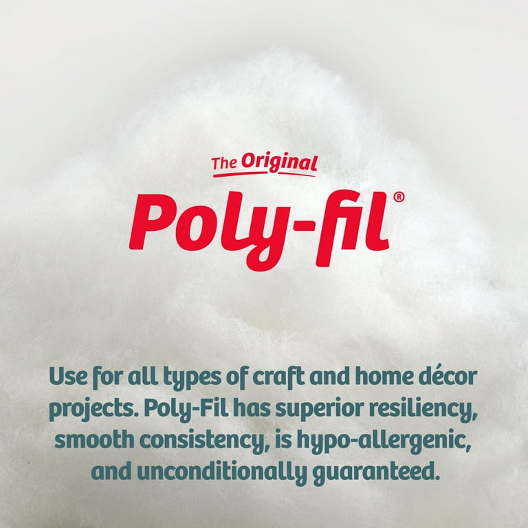 20-Pound Poly-Fil Stuffing For Pillow Toys bean Bag Sofa Premium Polyester  Fiber 889911034058