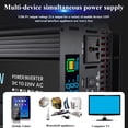 thumbnail image 4 of DFITO Power Inverter, 12V, 8000W Continuous, 16000W Surge, LCD Display, DC to AC Auto Converter for Car, 4 of 10