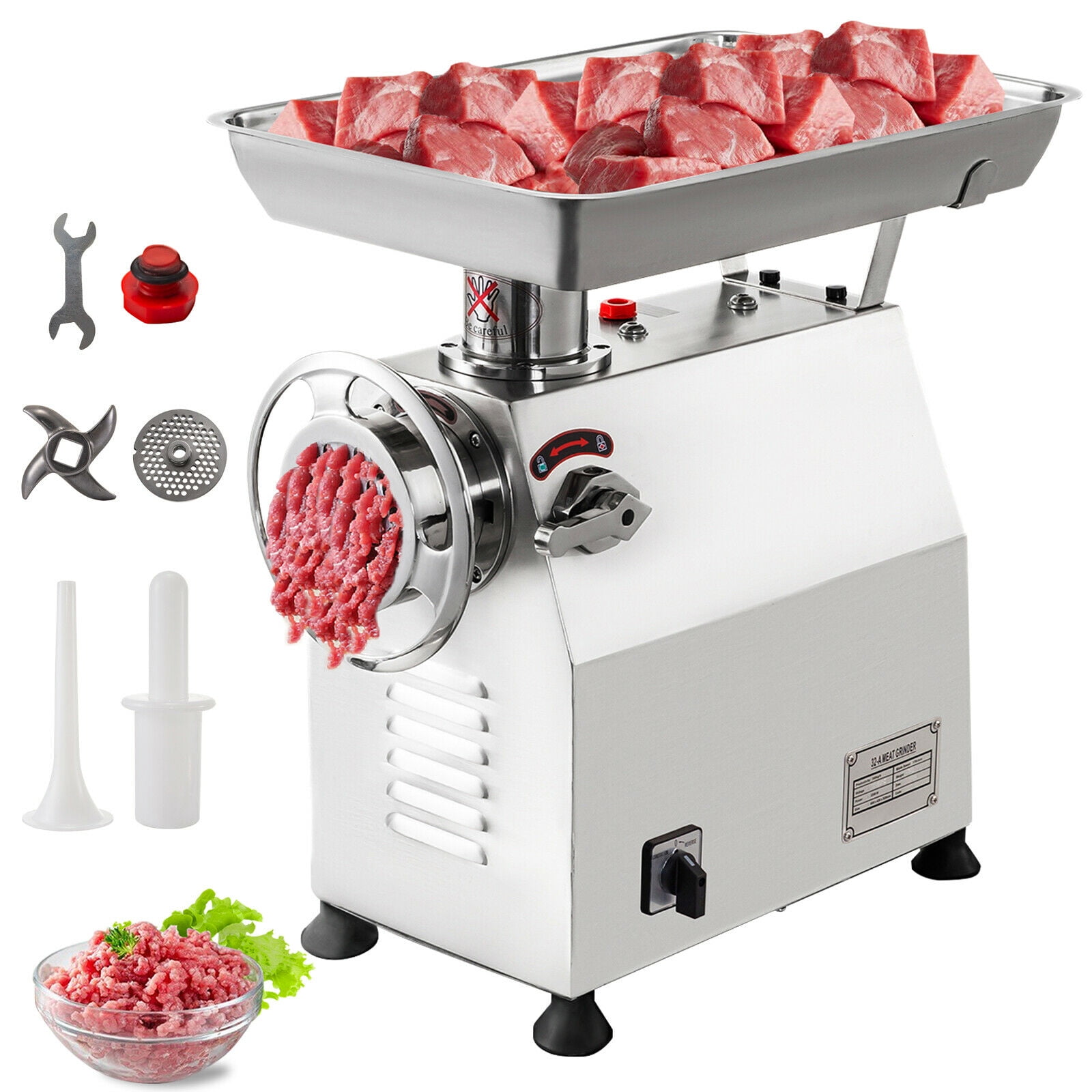 VEVORbrand Commercial Electric Meat Grinder 770lbs/h,Electric Sausage