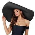 thumbnail image 2 of Sombrero de sol con flores y hojas anchas para mujer - Gorra de playa para despedida de soltera, ligera, transpirable y con protección UV, primavera-otoño, talla única, 2 of 4