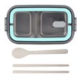 thumbnail image 2 of El contenedor de almacenamiento de alimentos Bento Boxes almuerzo de 2 capas 1400ml ANGGREK  Otros, 2 of 8