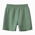 thumbnail image 2 of KPOPLK Toddler Baby Boy Shorts Summer Clothes Littler Kids Boys Short Pants with Elastic Waist Pull On Cotton Shorts Size 1-2 Years,Green, 2 of 4