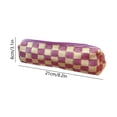 thumbnail image 3 of Checkered Cosmetic Bags, Make up Brushes Cases, Small Makeup Bag Purse, Travel Toiletry Zipper Pouch, for Women, 3 of 6