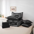 thumbnail image 6 of Homewish Woodland Animal Bear 7-Piece Twin Bedding Sets,Rustic Western Aztec Bedding Comforter Set,Boho Cowboy Tribal Sheet Sets For Kids,Breathable Home Decor Reversible, 6 of 8