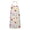 Pioneer Flower Floral-2, variant on Pioneer Flower Floral Print Pattern Apron for Women and Men, Cotton Linen Waterproof with Pockets, Adjustable, 33x27 Inch for Kitchen, Gardening, BBQ, Salon
