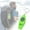 Green, variant on Multifunctional Whistle 4 in 1 Whistles with Compass Thermometer Magnifier Ideal for Outdoor Hiking Camping Hunting and Fishing,Black