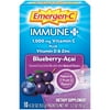 Emergen-C Immune+ 1000mg Vitamin C Powder, with Vitamin D, Zinc, Antioxidants and Electrolytes for Immunity, Immune Support Dietary Supplement, Blueberry Acai Flavor - 10 Count
