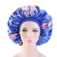 thumbnail image 5 of Extra Large Long Hair Care Satin Bonnet Cap Night Sleep Hat Head Wrap Cover, 5 of 5