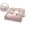 Pink, variant on VQPeo Square Solid Color Velvet Seat Cushion with Handle Tufted Thicken Chair Pad Tatami Floor Pillow Cushion 16.5x16.5 Inch(Yellow)