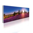 thumbnail image 1 of Landscape Acrylic Glass Wall Art, Summer Scenery Floral Blossoming Field and Trees Under Sunset View, Panoramic Decor Living Room Bedroom & Dorms, 47" x 16", Violet Blue and Hot Pink, by Ambesonne, 1 of 1
