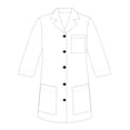 thumbnail image 5 of Panda Uniform white lab coat and lab coat women | Multi-Colored lab coats and scrub coats for women, 5 of 8
