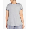 thumbnail image 3 of LAYLA Intimates Gray Sleepwear Shirt Plus Size: 2X, 3 of 3