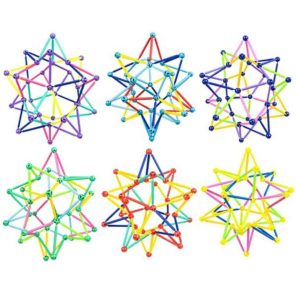 SET OF 6 Large 9"12" Collapsible Ball Expanding and Contracting