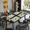 thumbnail image 4 of 10pcs Elegant Dining Set: Heat-Resistant Table Mats & Faux Leather Coasters - Easy Clean, Waterproof Kitchen and Dining Decor, 4 of 6