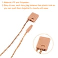 thumbnail image 3 of Uxcell Hang Tag String Snap Lock Price Tag Fastener Ties coffee tone 7 inch 1000pcs, 3 of 5