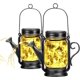 thumbnail image 1 of Paquete de 2 luces solares con enchufe para tierra de exterior, luces solares de tarro de masón, para jardín, Patio, terraza, pasarela, jardín, decoración de fiesta, regalos, 1 of 5