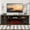 Brown/Log Fireplace, variant on HARIPUL 70" Fireplace TV Stand for TVs Up to 80" with 36" Electric Fireplace, TV Console for The Living Room, LED Light Entertainment Center, Storage Cabinet, Media Console Table, White