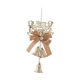 thumbnail image 3 of Campana de Lazo de Navidad, Colgante de Campana de Navidad, Adorno de Campana de Lazo Colgante para año Nuevo, de Navidad Decorativo para Pared Ciervo, 3 of 8