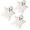 3pcs, variant on Ghost Serving Tray Plates Ceramic Halloween Candy Dish Candy Bowl Cute Spooky White Ghosts Decorative Serving Platter for Dessert Cheese Snack