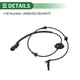 thumbnail image 5 of Sensor de Velocidad de Rueda ABS Unique Bargains Sensor ABS Sistema de Frenado Antibloqueo No.26683352 para Buick Gl8 2017 1 Pc Frontal Izquierdo Frontal Derecho, 5 of 7