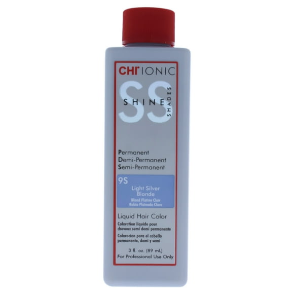 Ionic Shine Shades Liquid Hair Color - 9S Light Silver Blonde by CHI for Unisex - 3 oz Hair Color