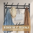 thumbnail image 4 of Hall Tree With 5-Tier Shoe Shelf And 8 Adjustable Metal Hooks Coat Rack,, 4 of 7