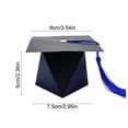thumbnail image 3 of MTBLYS Graduation Cap Candy Boxes Paper Cap Gift Boxes with Tassel Black Party Favor Treat Boxes Graduation Celebration, 3 of 6