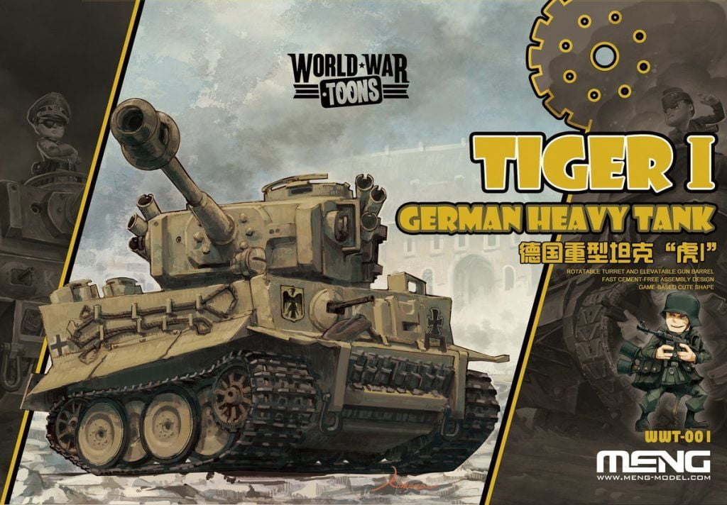 German Tiger I Heavy Tank- World War Toon Meng Model Kids Caricature German Tiger I Heavy Tank- World War Toon Meng Model Kids Caricature