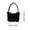 Black, variant on Floral Handbag for Women Flower Clutch, Trendy Crossbody Evening Bag for Cheongsam, Elegant Prom Party Purse with Handle, Lightweight Satin Flower Shoulder Bag for Wedding Guest