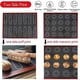 thumbnail image 4 of Silicone 30x40 cm Reversible Printed Macaron Puff Baking Mat Non-Stick Pastry Oven Cake Perforated Sheet Liner, 4 of 5