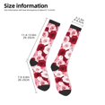 thumbnail image 5 of Easygdp Rose Soccer Socks Sport Knee High Socks Calf Compression Athletic Socks for Men and Women, 5 of 9
