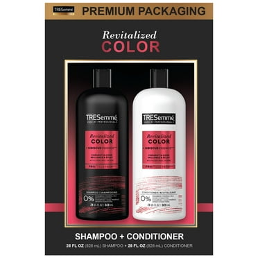 Tresemme Shampoo and Conditioner Set, Color Revitalize, Protects Hair Color for Weeks with Sunflower Seed Oil for Healthy Hair, 28 Fl Oz each