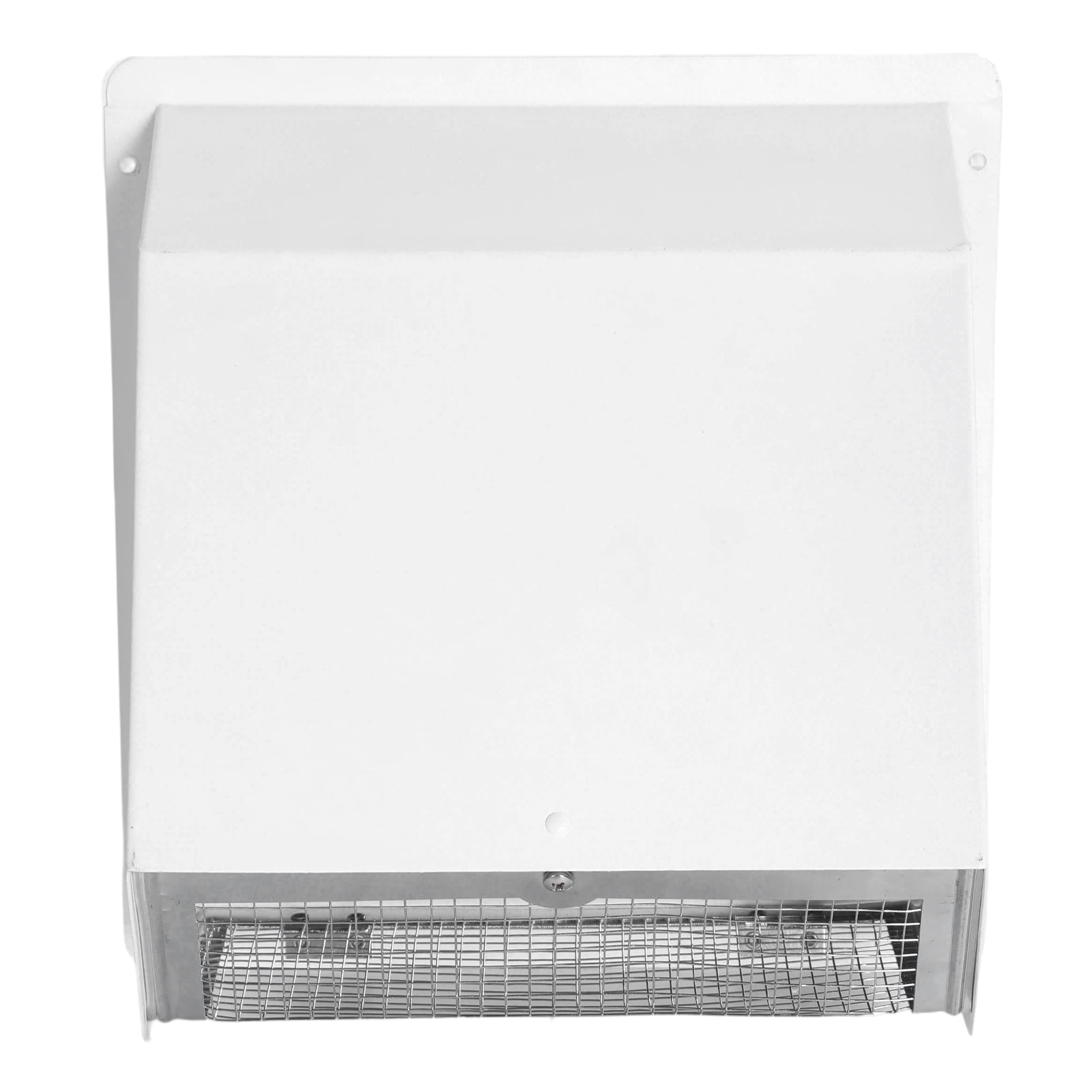 golytefs 8 Inch Dryer Vent Cover Outside with Screen And Damper Wall Vent Cover Cap Exterior Air Exhaust for Residential Housing Kitchen Hvac Duct (White)