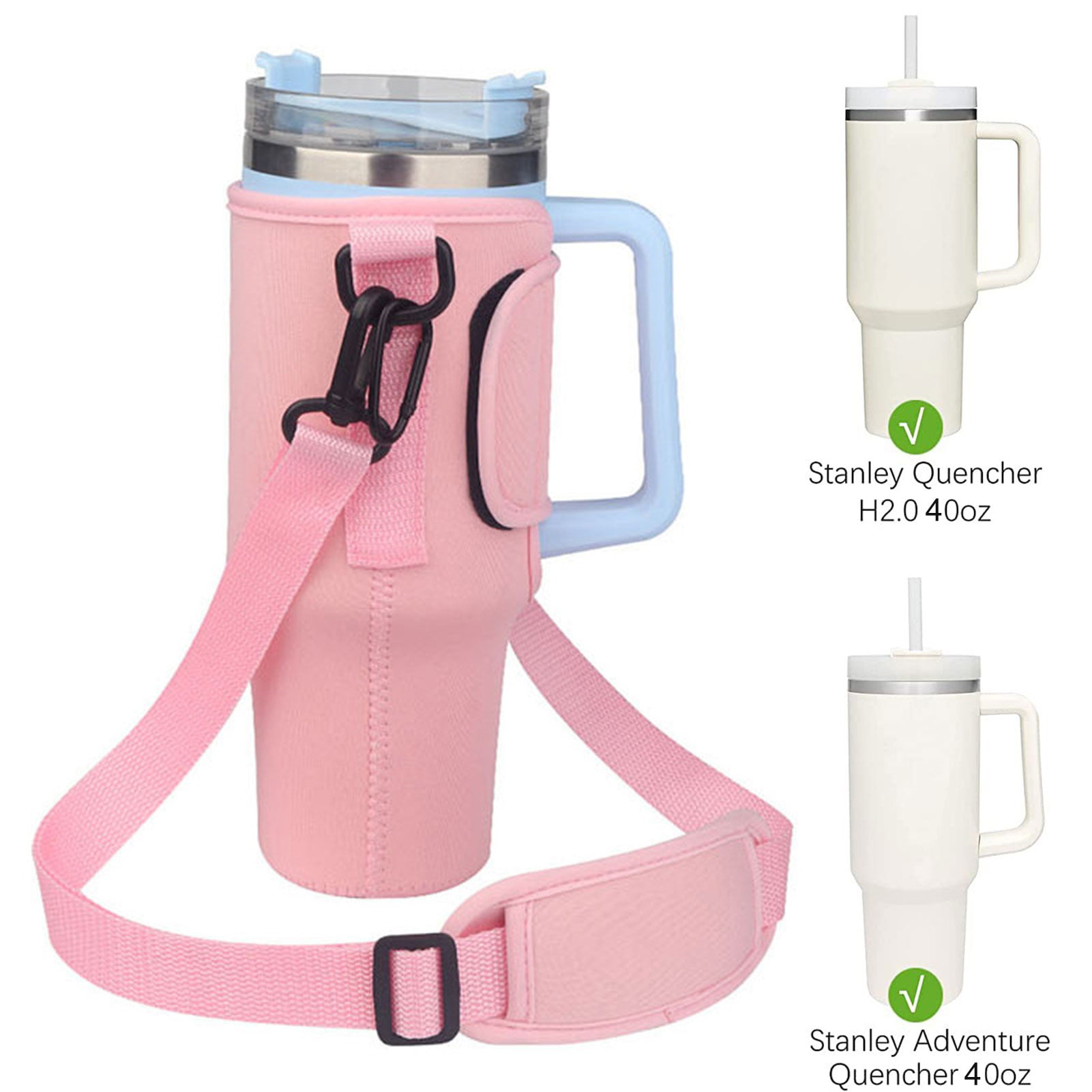 for Outdoor Water Bottle Sleeve Shockproof for 40 oz Tumbler for Hiking 