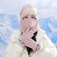 thumbnail image 3 of Windproof Winter Hat with Goggles, Full Cover Thermal Ski Mask for Cold Weather, -Lined Balaclava for Skiing, Motorcycle Riding, Camping and Outdoor Sports, 3 of 4