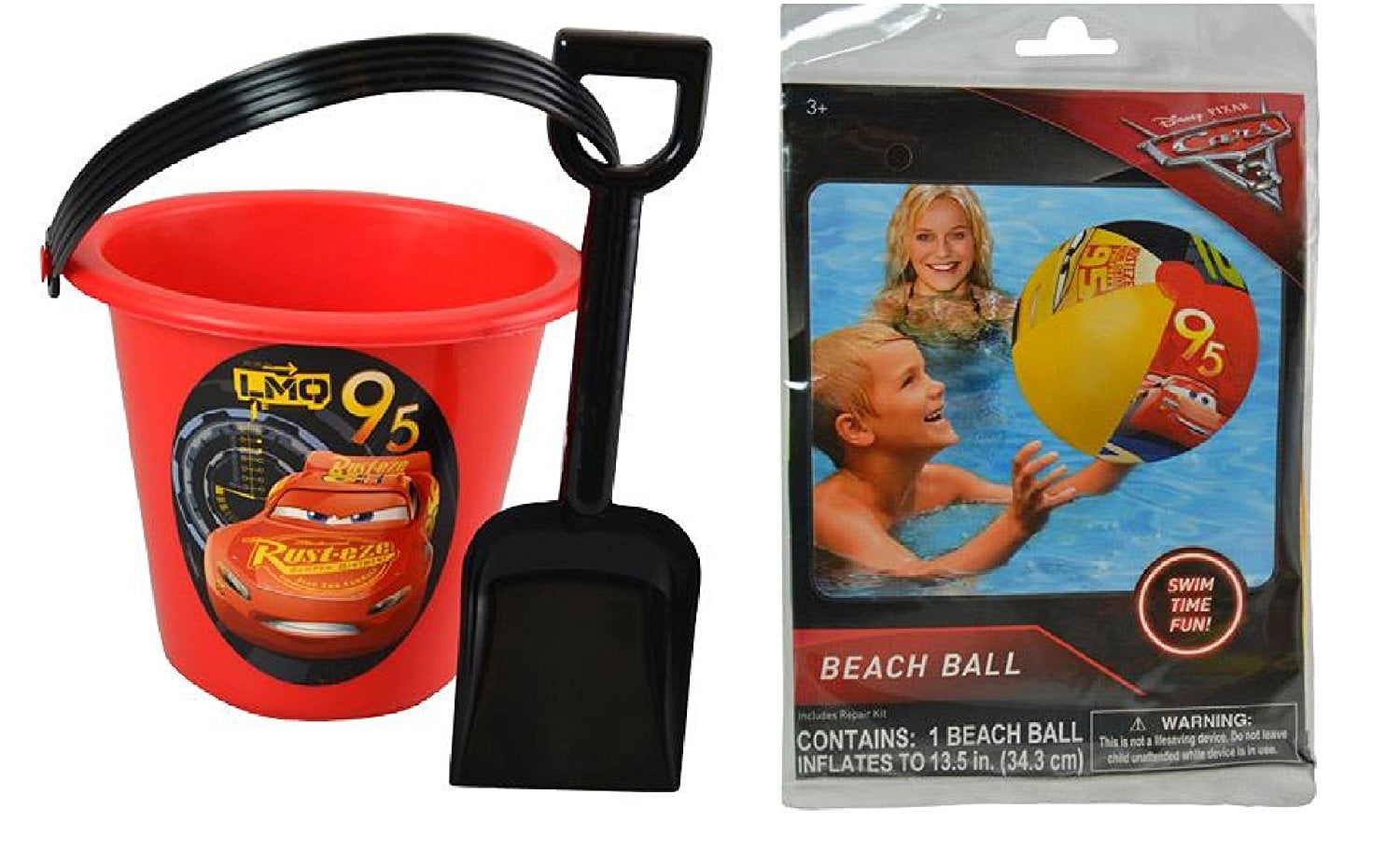 Beach Bucket Set Disney Frozen & Pixar Cars Sand Toys Sand Box Toy 
