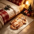 thumbnail image 6 of Cute Cat Shaped Plush Area Rug 15.75" x 23.62", Soft Polyester Non-Slip Decorative Floor Mat, Washable Novelty Pet-Themed Carpet for Bedroom Bathroom Entryway Home Decor, 6 of 6