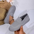 thumbnail image 5 of Dweltoz Womens Walking Shoes Slip on Non Slip Mesh Gym Sneaker Breathable Fashion Athletic Platform Sneaker with Arch Support,Gray 36, 5 of 7