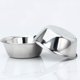 thumbnail image 4 of Toystoory Cuencos de mezcla de acero inoxidable duraderos y de alimentaria, 2 piezas, para cocina, , agitador, panadería Mostrada, 4 of 6