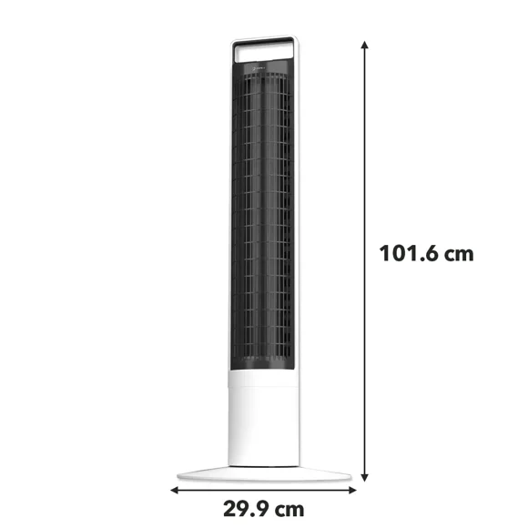 Ventilador DE TORRE ASPEN CON control remoto Y LUZ LED 100 cm DESMONTABLE