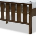 thumbnail image 6 of Baxton Studio Harlan Modern Classic Mission Style Brown-Finished Wood Full Platform Bed-Color:Brown,Finish:Medium Wood,Material:Rubber Wood/Poplar,Quantity:1,Size:Full,Style:Mission, 6 of 8