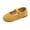 Yellow, variant on LYHaoo Girls Summer Casual Dress Shoes Lightweight Round Toe Ballet Flats for Girls School Wedding Party Shoes,Beige,Sizes 6.5(5.31") Toddler