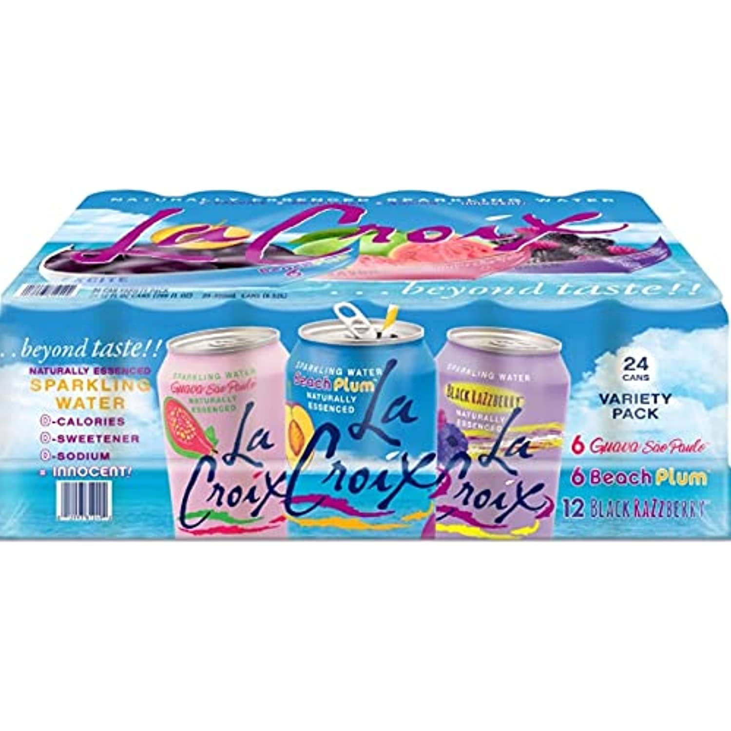 La Croix Black Razz Berry Sparkling Water Variety Pack (12 Fl. Oz., 24