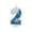B, variant on XINGAG Birthday Number Candles, Frozen Snowflake Number Candles, Glitter Numeral Cake Topper Candles, 0-9 Candle for Winter Birthday Party Cake Decor