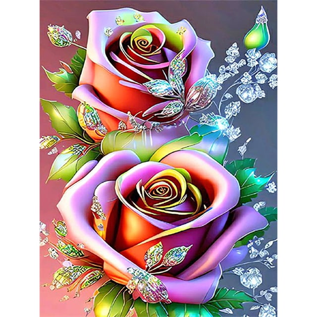 Diamond Painting 5D DIY Full Round Drill Kit Rose Art Decoración del hogar (HQ072) FLhrweasw Nuevo