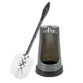 thumbnail image 2 of 15" Long - Grey Plastic Toilet Bowl Brush with Holder, 2 of 4