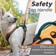 thumbnail image 4 of Arnés para perros naranja grande, ajustable, reflectante, antitirones, fácil de poner, con asa de control, transpirable, duradero, para perros medianos y grandes., 4 of 5
