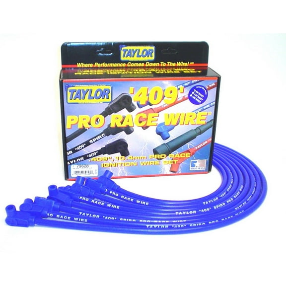 Taylor Wire / Vertex 79628 TAY79628 409 SPIRO-PRO RACE FIT BLUE Fits select: 1978-1979 CHEVROLET C10, 1976-1977 CHEVROLET BLAZER