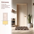 thumbnail image 3 of ODIKA 8' x 10' Machine Washable Non-Slip Area Rug, Geometric Diamond High Traffic Rug, Brown, 251047, 3 of 7