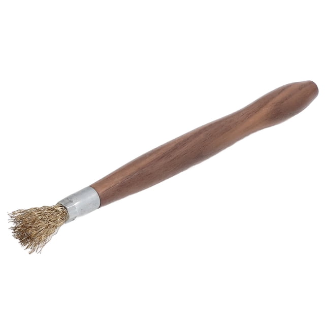 Cepillo de alambre de acero para bonsái, cepillo de alambre de acero portátil para plantas en macetas, cepillo de acero, herramienta de limpieza para bonsáis, funcionalidad versátil